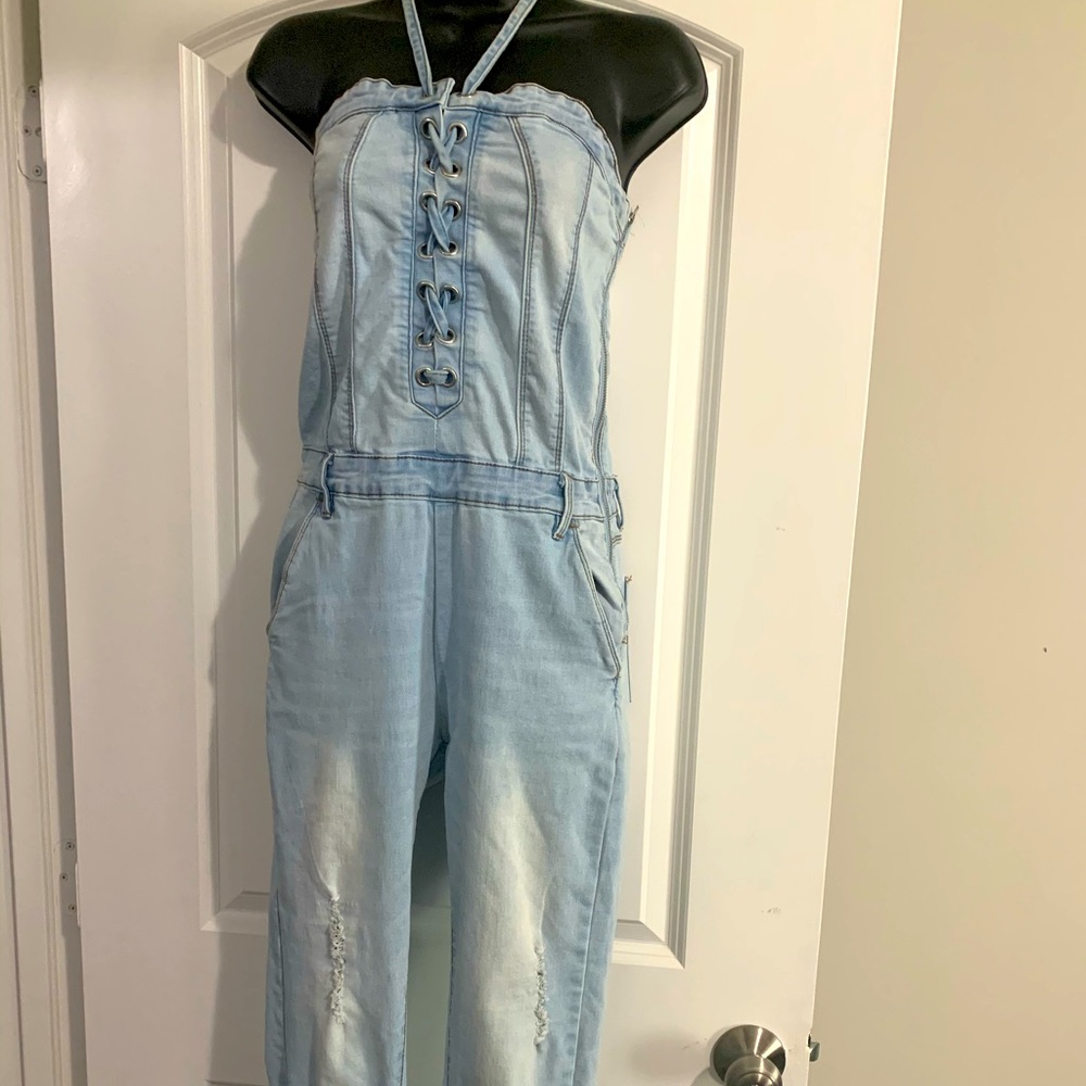 Light Denim Jumpsuit